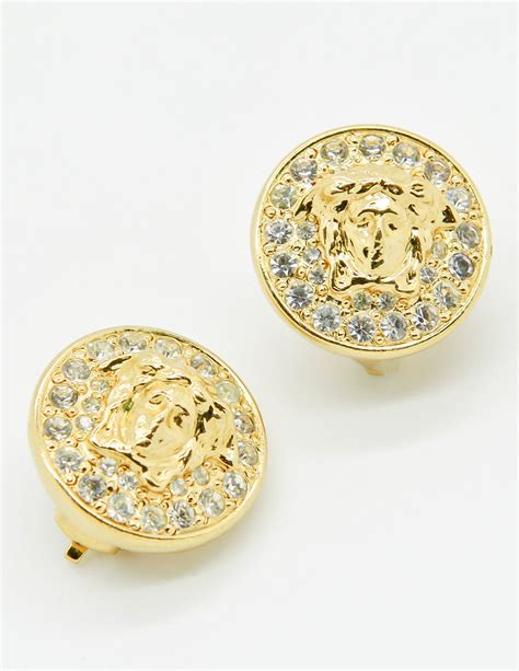 versace earrings buy online|vintage Versace earrings.